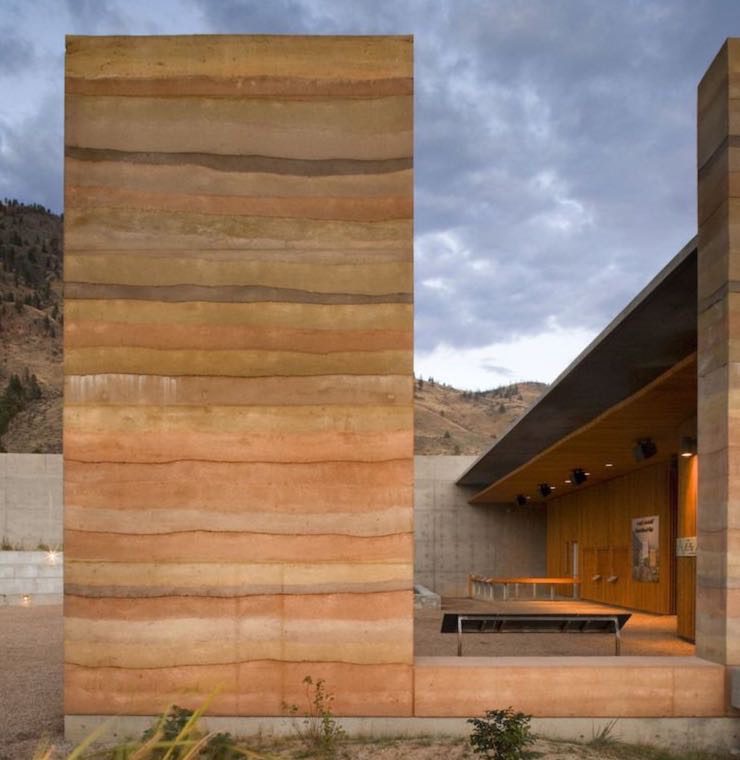 pisé matériau déco